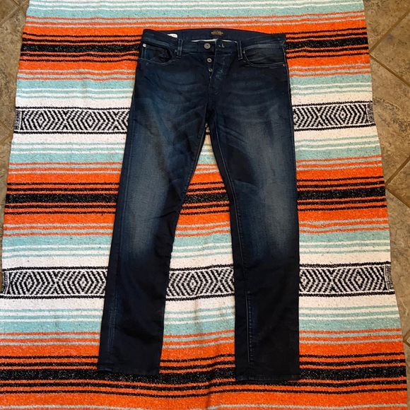 Jack and Jones indigo knit jeans - Picture 1 of 6